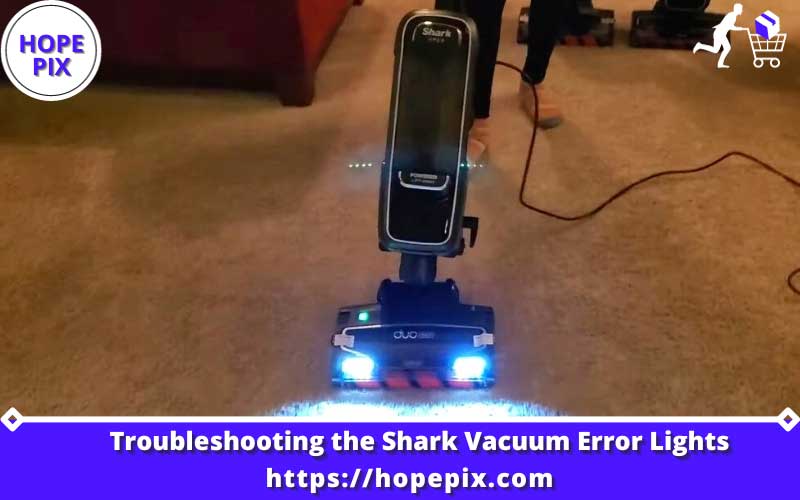 Shark Vacuum Error Lights